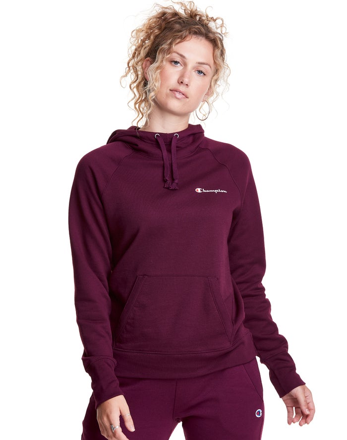 Sudadera Con Capucha Champion Mujer - Powerblend Script Logo ( Moradas Oscuro ) 8309461-AR